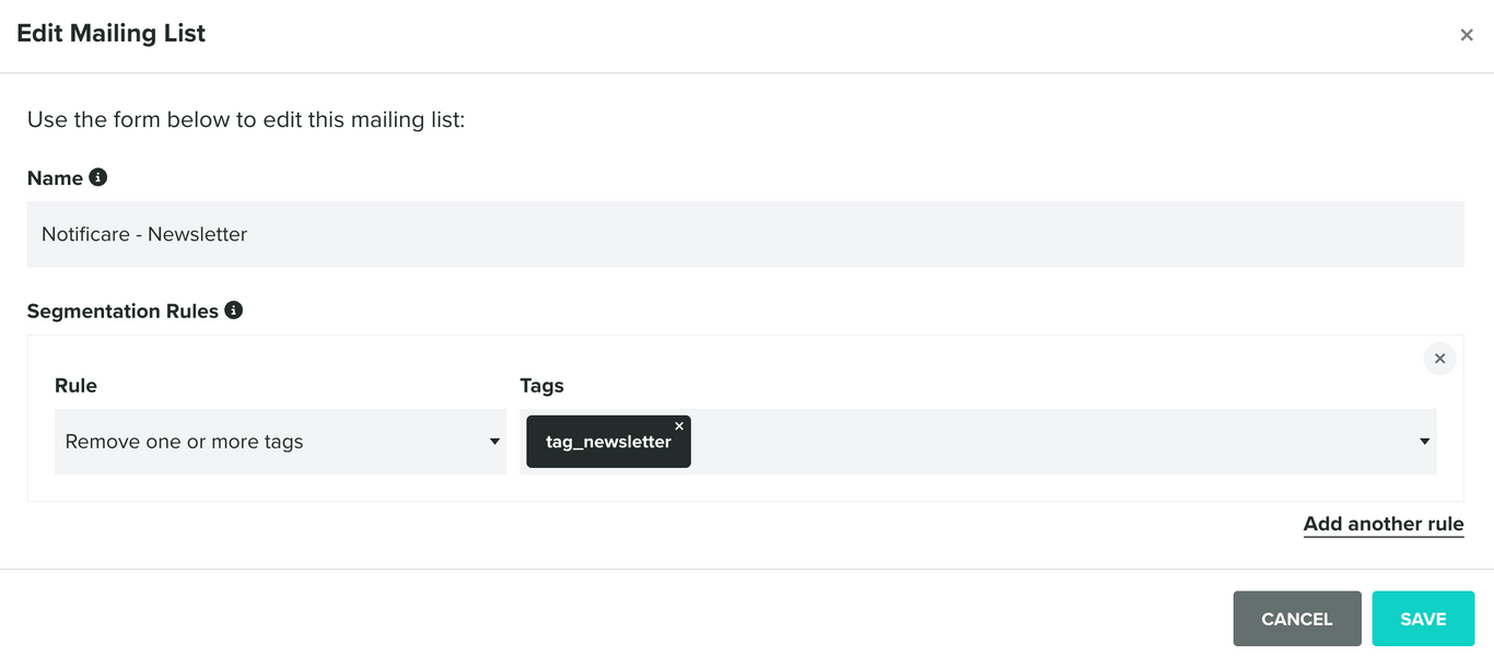 Say Hello to Mailing Lists | Notificare