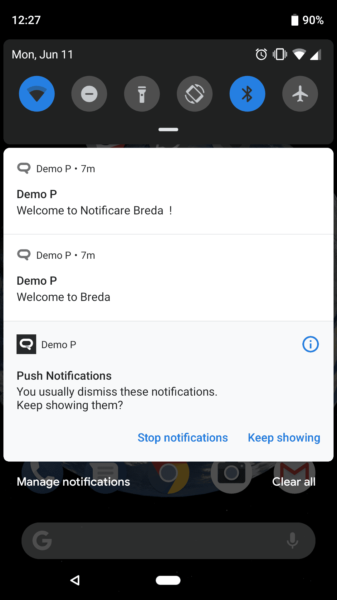 Notification Settings