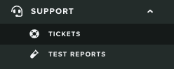 support area tickets
