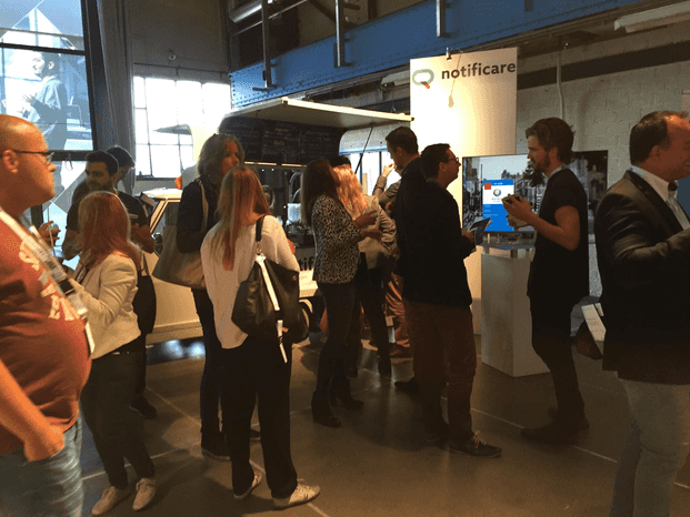 eDay 2015 Booth Crowd